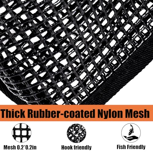 Cedilis Large Floating Fishing Basket for Live Caught Fish, Foldable Floating Fish Net Cage, Collapsible Nylon Mesh Fishing Bag Bait Pen, Portable,10 Gallons, Easy to Clean