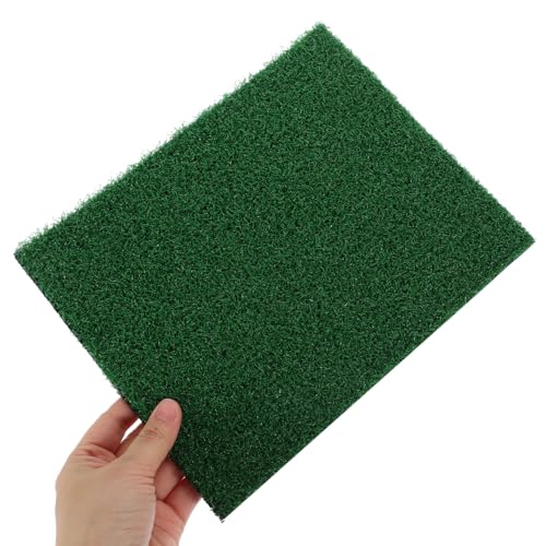 Toddmomy Fish Tank Simulation Turf Mat 9.84X7.87 Inch Artificial Grass for Turtle Tank Basking Platform Aquarium Substrate Home Landscaping Flowerpot Decor - size: 25.00X20.00X0.80CM
