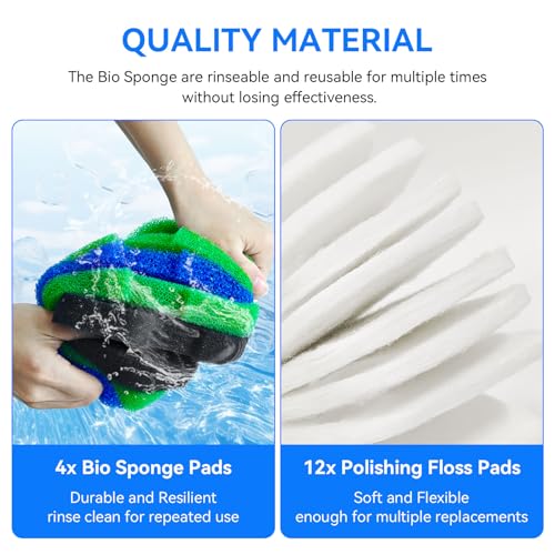 HW-304B Canister Filter Replacement for SUNSUN HW-304B/404B/704B/3000 CF500 Canister Filter Replacement for Aquarium Filter Pads Filter Media for SUNSUN，AQUA-TOP and Polar Aurora Canister Filter