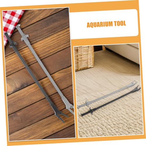 VICASKY 4pcs Extra Long Aquarium Tweezers Sturdy Fish Tank Tools for Planting Cleaning Aquatic Plants Versatile Clips for Feeding Maintenance Aquascaping