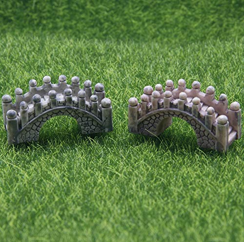 Miniature Fairy Garden Decoration Accessories Garden Sculptures Statues,Yard Decor for Outside Gnomes Outdoor Decor for Patio - size: Bridges