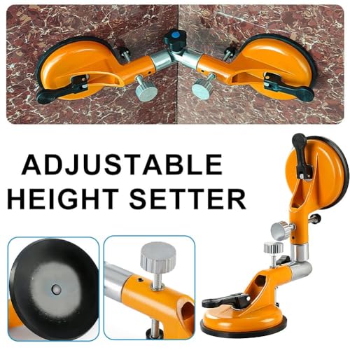 Adjustable Height Setter – Professional Countertop Leveling Tool, 2026 Upgraded Vacuum Panel Leveling Tool & Floor Tile Levelings Clamp, Efficient Flooring Tools, Floor Gap Fixer Tools
