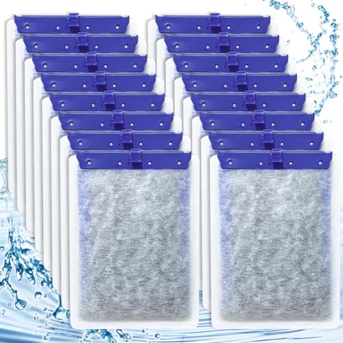 16-Pack Filter Cartridges Large Compatible with Tetra Whisper Bio-Bag Aquarium Filters, Fish Tank Filters Replacement for Aquariums for Whisper Filter 20i 40i/ IQ 20 30 45 60/ PF20 30 40 60 - size: Large,16 Pack