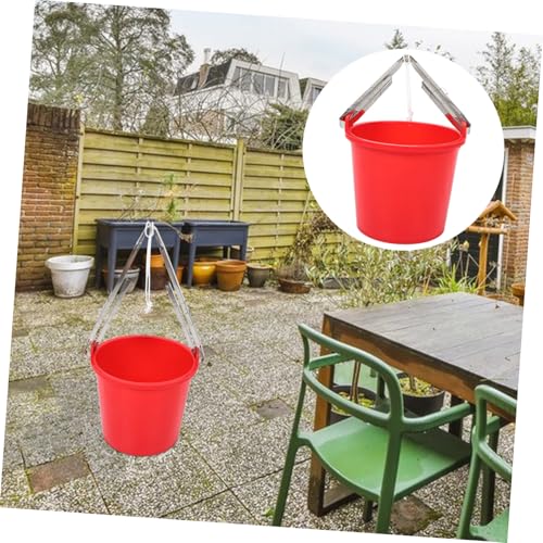 STOBAZA Utility Bucket with Handle for Animal Water Storage and Gardening for Farming Camping and Cleaning Tasks