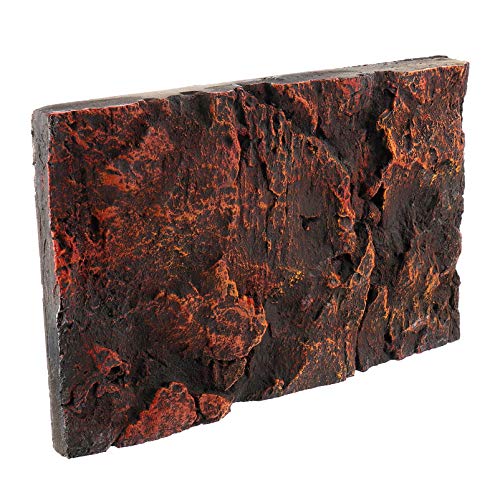 Mipcase 3D Reptile Tank Background Board Aquarium Tank Decoration for Bearded Dragon Decorative Sheet