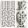 SUPERDANT 4PCS Cute Cats Underglaze Paper Transfer Kitty Animal Transfer Paper for Clay Ceramic Porcelain Under Glaze Transfers for Pottery Enamel Decals Black Underglaze Decal Papers - style: Cats