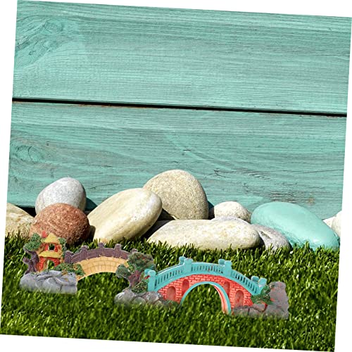 2pcs Resin Bridge Ornament for Fish Tank and Aquarium Decoration Lightweight Landscape Decor for Aquatic Environments for Use Style