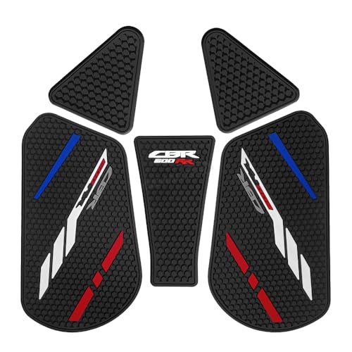 For 2026 2025 CBR 600 RR Tank Pad 2020-2026 Motorcycle Accessories CBR600RR Fuel Tank Pad Non-slip Side Fuel Tank Pad Knee Pad Grip Pad 600 - color: CBR 600 RR black