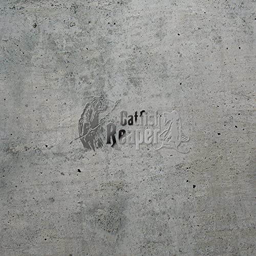 2 Pcs - No background Decal Stickers of Catfish Reaper Fishing #2 (Metallic Silver) Premium Waterproof Vinyl Decal Stickers for Laptop Phone Accessory Helmet Car Window Mug Tuber NVCSKUS570833SI090622 - color: Metallic Silver, size: 8.3'' x 4''