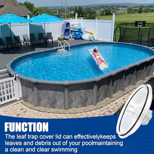 XT SF15110 Pool Leaf Trap Cover Lid with O-Ring Sand Filter Compatible with SF80110-1, 26361EH 26361W, 26337EH 28645EG