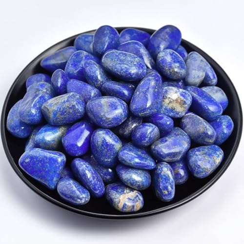 Lapis Lazuli Healing Crystal Stone Set - 24 Pieces, 0.6" Natural & Polished Stones for Healing, Meditation, Reiki, Chakra, Crafting & Decoration - color: Lapis Lazuli, size: 0.6"