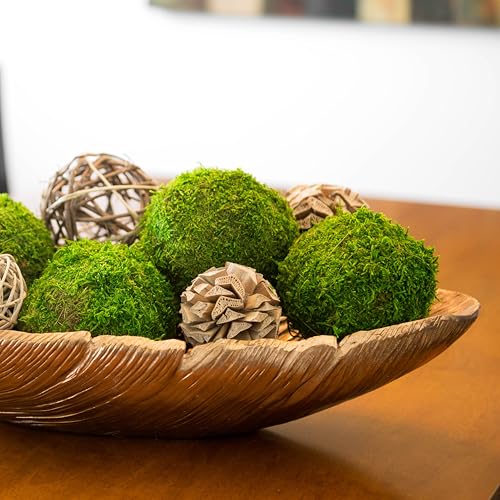 SuperMoss (25441) Moss Balls – Preserved Decorative Moss Balls for Home Décor, Vase Fillers, Centerpieces, Terrarium & Wedding Décor, Natural Green Moss Décor Balls, 2.5", Fresh Green - color: Fresh Green, size: 2.5"