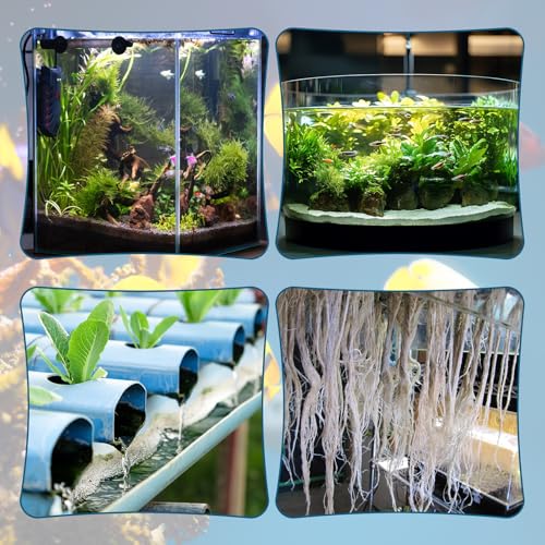 Giantree 10 Pcs Aquarium Air Control Valves, Adjustable Black T Shaped Hose Connectors, Single Way Plastic Air Flow Controllers Regulators, Airs Pump Accessories for Fish Tank Control Valves