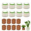 16 Pack Aquarium Plant Weights, Aquatic Plants Fixed Ring Set, Anti-Floating Ceramic Aquarium Plant Rings, Aquarium Landscape Decoration Fish Tank Accessories 1.8 x 1.3 Inch