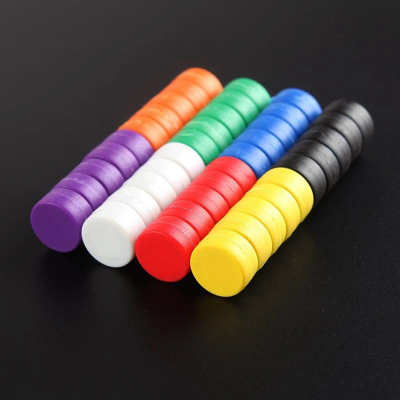 Heavy Duty Aquarium Magnet Small, Strong Neodymium Waterproof Magnets with Plastic-Coated, Samll Piece Rare Earth Magnets for Fish Tank Breeder or Isolation Box - color: 2 Pcs Black Small