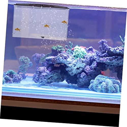 SUPVOX Aquarium Breeding Box Acrylic Isolate Case Multi-Function Incubation Accessory Easy Clean Store