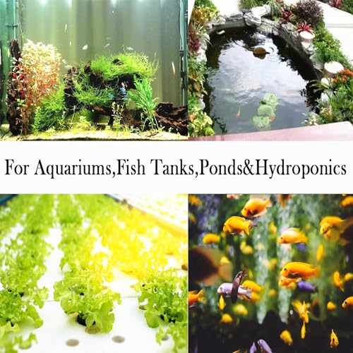 AQUANEAT Aquarium Air Stones 6x2 inch 2 Pack, Large Airstone, Aerator Bubble Diffuser, Air Pump Accessories for Aquariums, Hydroponic, Ponds and Fish Tanks - size: 6 inch 2 pcs