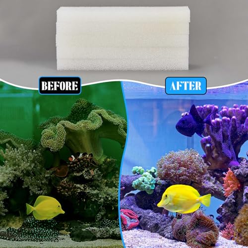 Frienda Replacement Foam Filter Pad Inserts Block Filter Media Compatible with 404/405/406/407 Aquarium(20 Pcs)