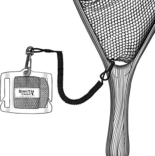 Smith Creek Net Leash, Yoke Mounted Coiled Lanyard