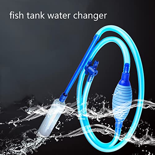 Aquarium Water Change Fish for Siphon Gravels Cleaner with Long Hose Water Changer Maintenance Tool for Small F