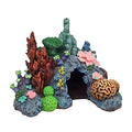 Exotic Environments Caribbean Living Reef Aquarium Ornament, Small , 7-1/2-Inch by 5-1/2-Inch by 5-1/2-Inch - size: Small, 7.5" X 5.5" X 5.5"