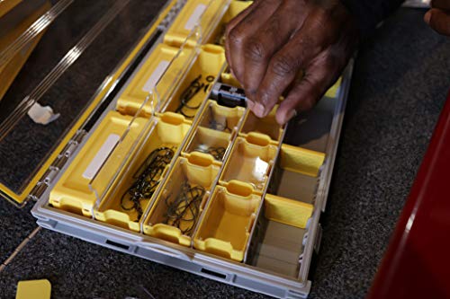 Plano Edge Terminal Medium Weight Retainer | Designed to complement Edge 3600 & 3700 Tackle Boxes for Customized Storage, Yellow - size: Medium, style: Terminal Medium Weight Retainer
