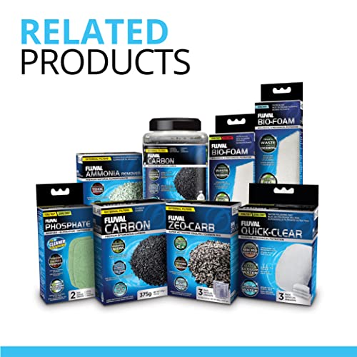 Fluval 107/207 Nitrite Remover Pad, Replacement Aquarium Canister Filter Media, 3-Pack