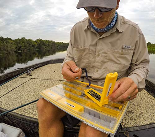 Plano Edge Terminal Medium Weight Retainer | Designed to complement Edge 3600 & 3700 Tackle Boxes for Customized Storage, Yellow - size: Medium, style: Terminal Medium Weight Retainer
