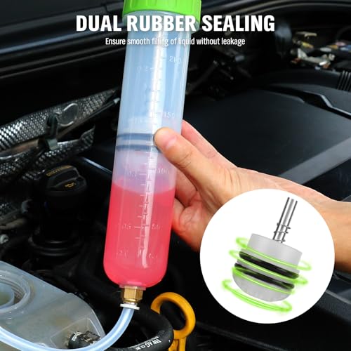 SWANLAKE 200cc Fluid Extractor, Extraction&Fill Pump,Fluid Syringe Pump Manual Suction Vacuum Fuel Car Transfer - size: 200ML