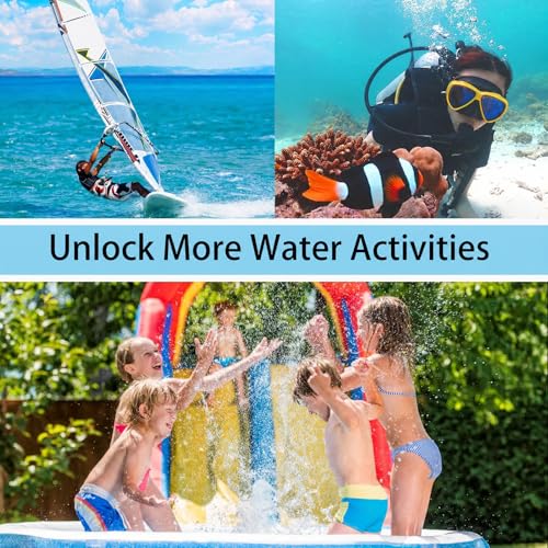 1 Pack [Floatable] Waterproof Phone Pouch, Waterproof Phone Case for iPhone 17 Pro Max/16/15/14/13, IP68 Cellphone Dry Bag Beach Cruise Ship Essentials,Travel Essentials, Iridescent-7″