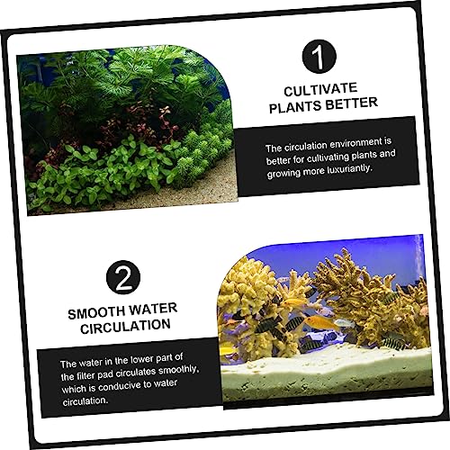 Abaodam 10Pcs Aquarium Bottom Plates Versatile Isolation Divider System for Fish Tanks Efficient Water Permeability for Breeding Fish Aquarium