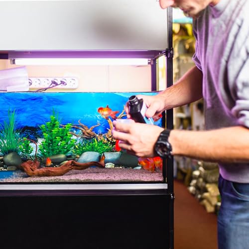 Lainrrew Aquarium Background Poster HD, Dual-Sided Water Plants & Fish Tank Landscape, 16"x40", Vivid Marine Life, Waterproof Scenery, Easy to Install, Durable Tank Decor (Type 3) - color: Type 3