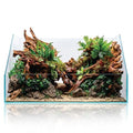 Ultum Nature Systems Rimless Paludarium - Ultra Clear Low Iron Glass with Mitired Edges, Bulkheads and Leveling Mat Inluded (5E)