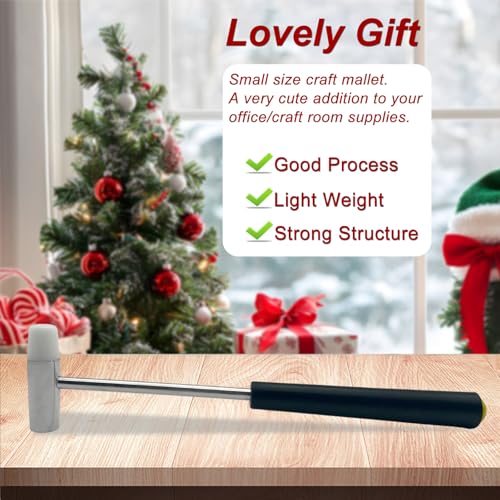 Lightweight Hammer for Home Project, Small Hammer for Jewelry Making, Little Craft Mallet for Small Projects, Watch, Woodworking, DIY, Leather - color: Crafting Hammer