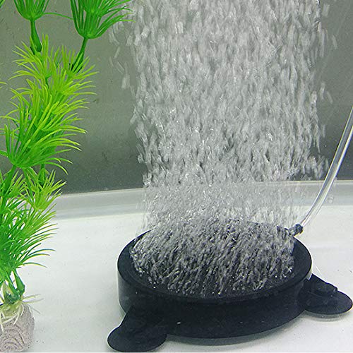kathson 4.2-Inch Air Stone Disc Bubble Diffuser 6 PCS with Suction Cups Fish Tank Air Pump Round Dissolved Oxygen Airstone Decoration for Hydroponics Pond Aquarium Aquaponics - size: 4.2 Inch / 6 PCS