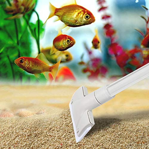 3 in 1 Aquarium Maintenance Tools Set,Aquarium Cleaning Tool Set,Glass Brush,Silicone Pad Scraper,Acrylic Scraper, with 2 Extension Tubes,Fish Enclosure Care for Acrylic