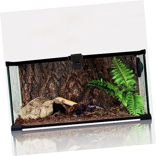 4Pcs Turtle Terrarium Buckle Anti-Escape Lock Reptile Feeding Tank Parts Secure Latch for Amphibious and Rainforest Tanks Easy Install and Remove