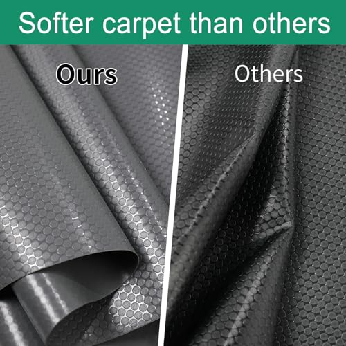 Bearded Dragon Tank Accessories, Reptile Mat, Reptile Terrarium Substrate Liner for Leopard Gecko, Lizard, Snake, Tortoise, Iguana Non-Adhesive Reptile Flooring (18"x36" Grey) - color: 18x36" Grey