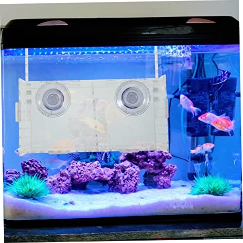 POPETPOP Aquarium Fry Box Acrylic Fish Breeding Box Cups for Isolation and Nursery and Non-deformable Fish Tank Accessory for Improved Survival Rates