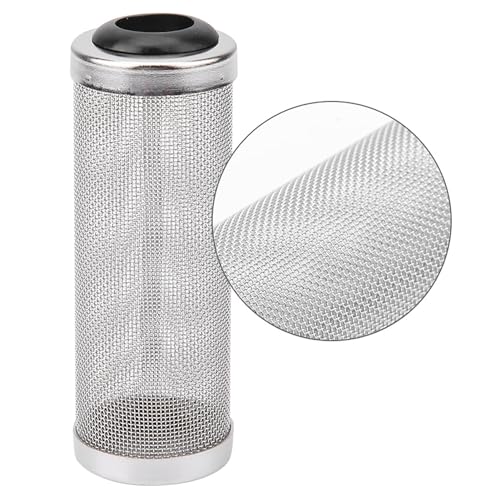 Yosoo Health Gear Shrimp Filter Guard, 2 Piece Stainless Steel Aquarium Mesh Filter, Intake Strainer Filter, Fish Tank Filter Inlet Inflow Basket, Protecting Fish from Inhalation(Large 16mm)