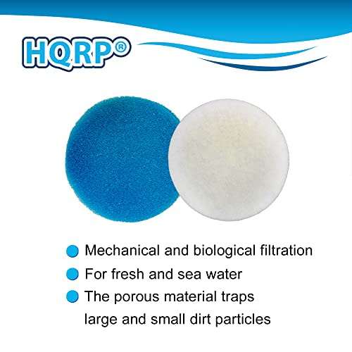 HQRP Fine and Coarse Media Filter Pads (3+2) Compatible with Eheim Classic 600/2217 External Aquarium Canister Filter