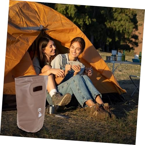 YARNOW Collapsible Camping Bucket Water Basin Outdoor Multi-function Folding Bucket for Camping Fishing Beach Travel