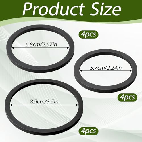 12 Pcs Aquarium Floating Plant Ring Round Fish Feeding Ring Floating Plant Corral Fish Feeder Black 3 Sizes Fish Accessories for Fish Tank Keep in Place Out of Filter