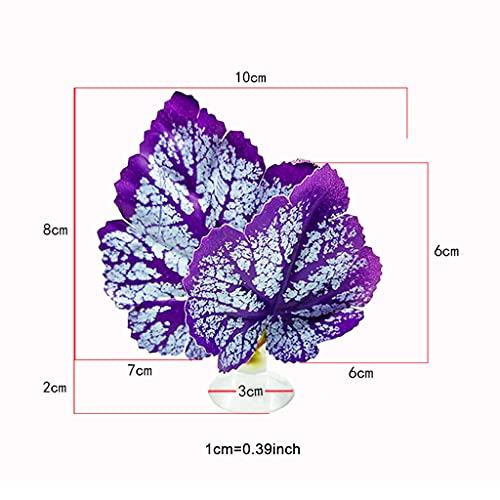 Betta Fish Leaf Pad Hammock Simulating Habitat Resting Fish Rest Bed Decor Betta Fish Leaf Pad with Suction Cup