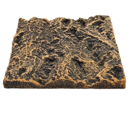 AYNEFY Reptiles Reptile Decorative Supplies, Rock Terrarium Background 3D Rock Stone Background Decorations Backdrop for Fish Reptiles Amphibians Turtles Reptile (17.5 * 13cm) - size: 17.5*13cm