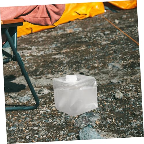 Toddmomy Collapsible Water Storage Tank Lid Flexible Plastic Water Container for Camping Outdoor Adventures and Emergency Supply Folding Bucket