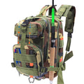 Lightweight Fishing Tackle Backpack Professional Water-Resistant All-in-One Rod Holder & Gear Storage - color: Camouflage Color