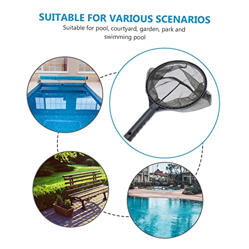 1Pc Pool Leaf Skimmer Net Durable Fine Mesh Swimming Pool for Easy Debris Removal Ponds Hot Tubs and Fish Tanks Portable Design for Convenient Use