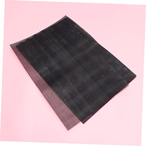 Veemoon 5pcs Plastic Mesh Grid for Fish Tanks Flexible and Cuttable Black Mesh for Crafting Aquarium Dividers and Breeding