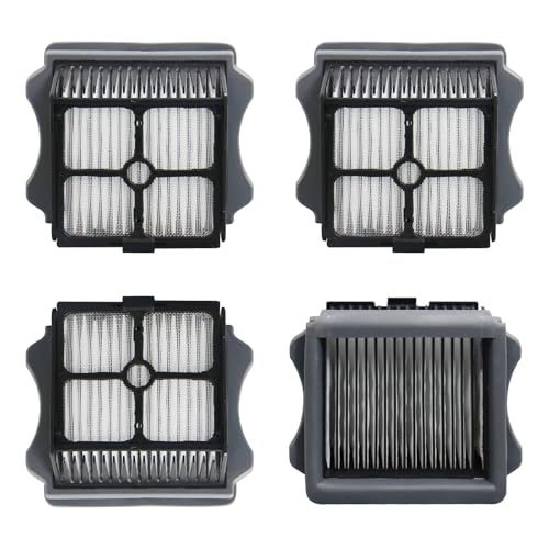Replacement Vacuum Filter for Tineco iFloor 3, Floor ONE S3 & S5 | For Tineco Floor ONE S5/S5 Pro, 4 pack filters, High-efficiency filtration, captures hair, pet fur, Washable and reusable - color: S3/S5/S5 Pro Filter Set